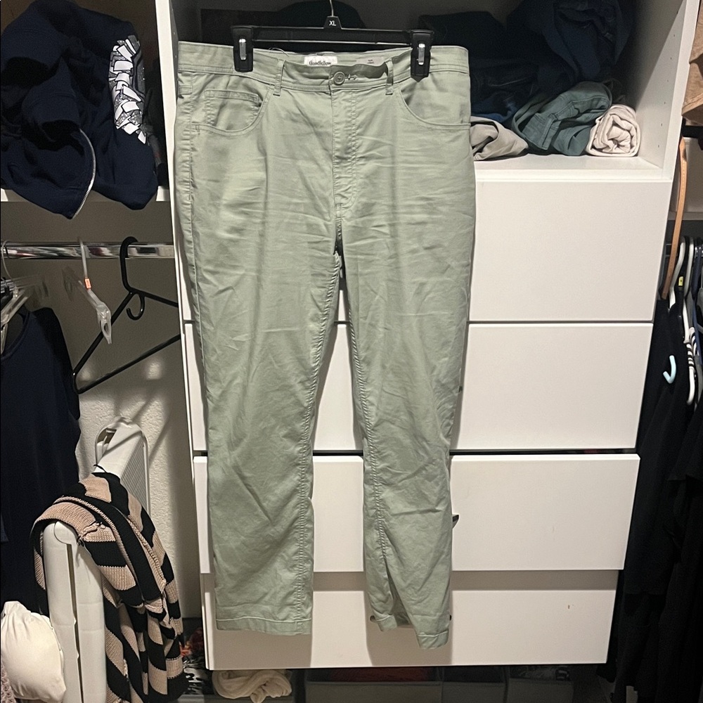 Goodfellow & Co Light Sage Green Casual Pants